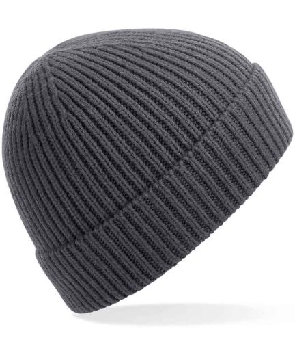 Beechfield Engineered Knit Ribbed Beanie - GPH - ONE